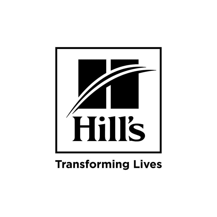 Hills transforming lives black letters