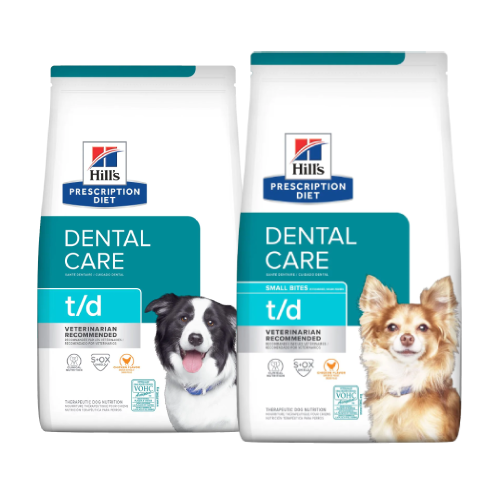 Nourritures pour chiens Prescription Diet pour les soins dentaires