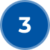Icône de numéro trois
