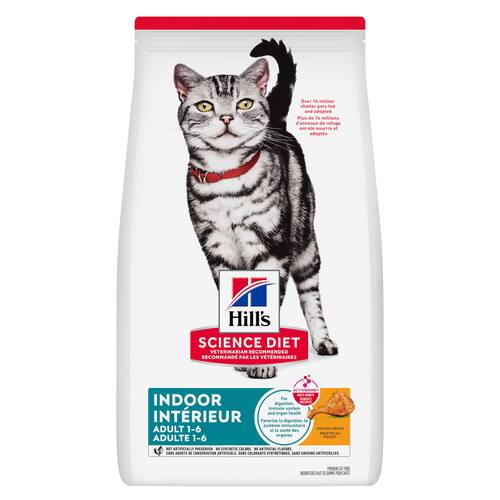 Nourriture pour chats d’intérieur adultes, recette au poulet Visuel